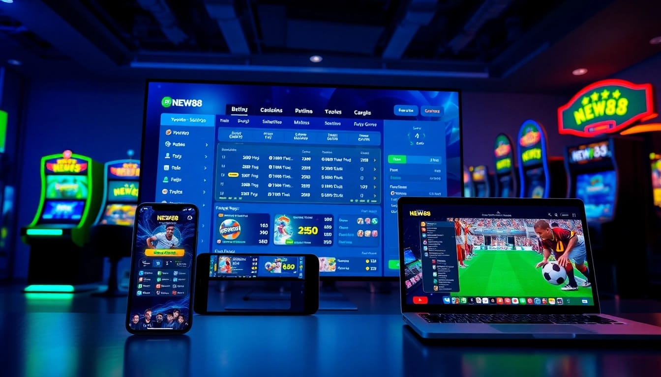 Online betting experience on new88go.com with vibrant games and user-friendly interface.