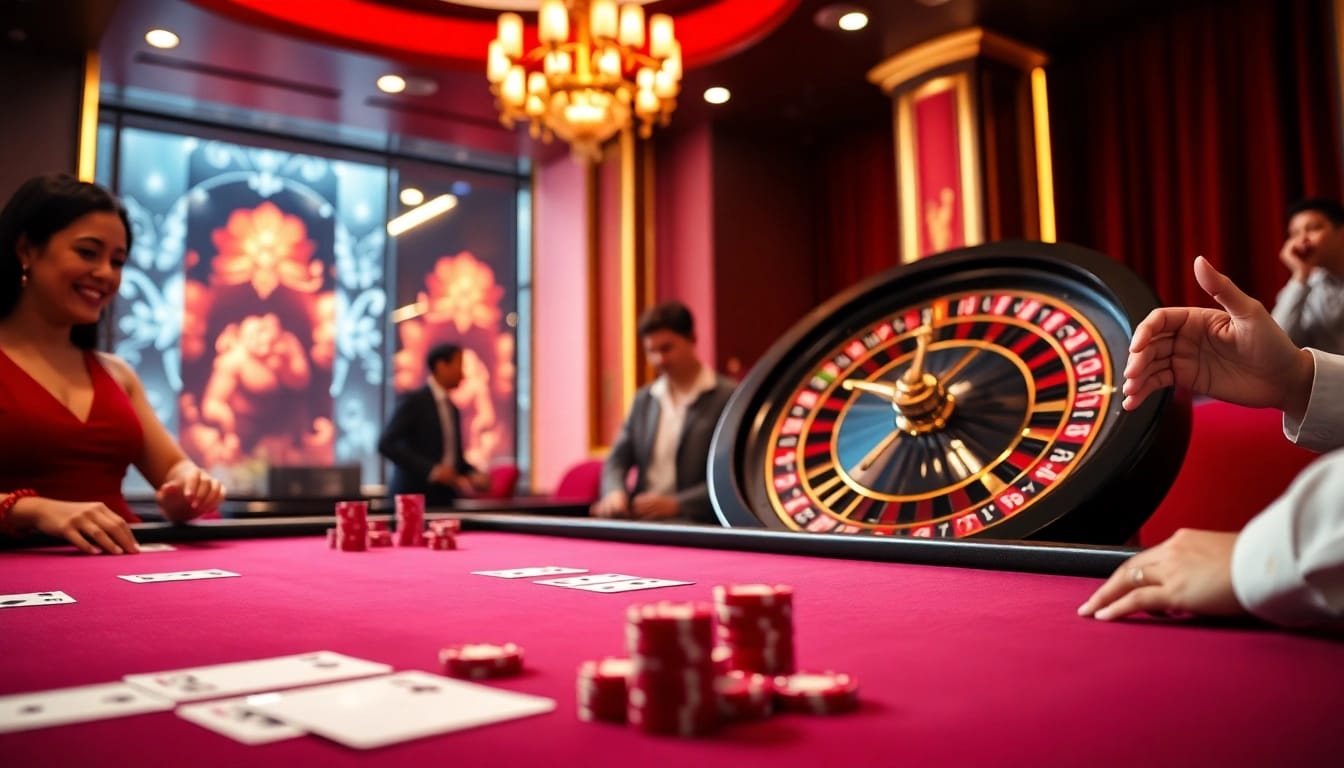 Experience exciting gameplay at https://13win-asia.com/ with immersive poker and roulette games in a luxurious casino.