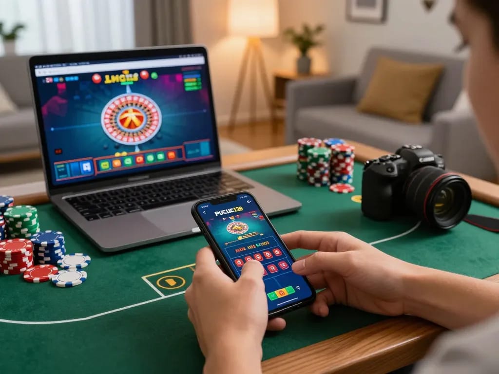 Players engaging with PUCUK138 app on mobile device for exciting gaming experience