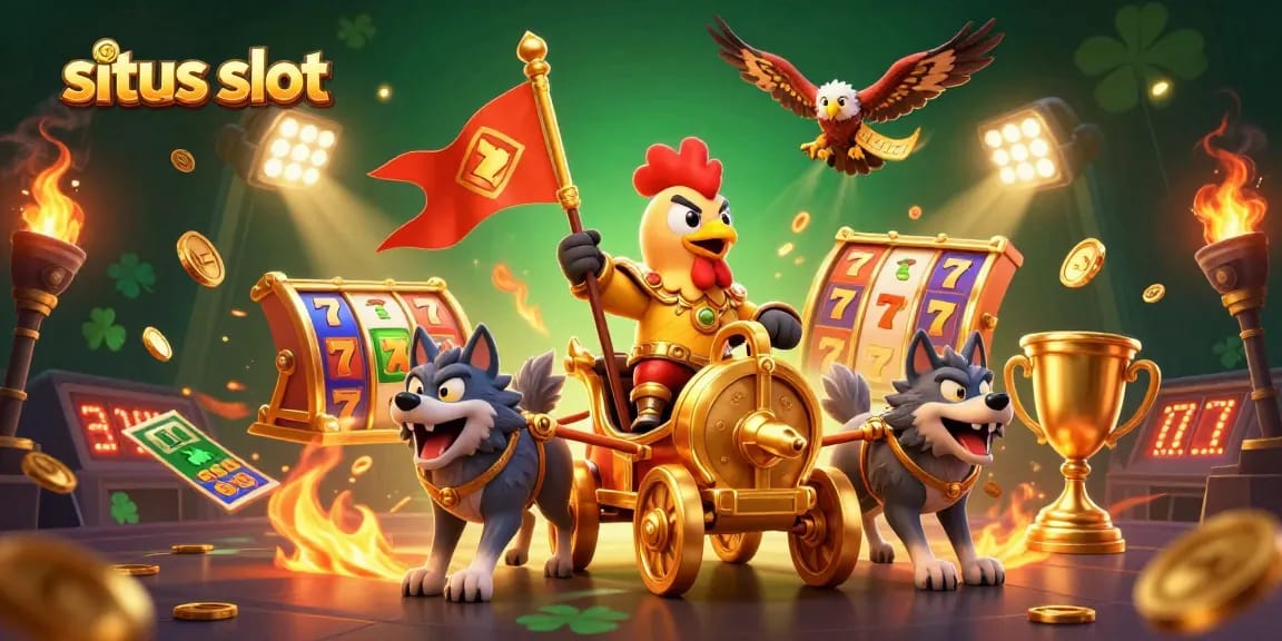 Experience winning with situs slot and dynamic gaming elements in an engaging 3D scene.