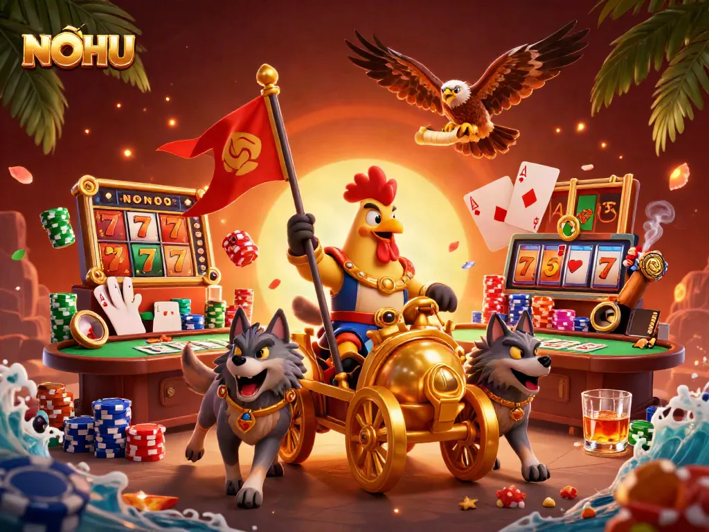 Engage with the thrilling world of NOHU's online casino featuring dynamic slot action and gaming excitement.