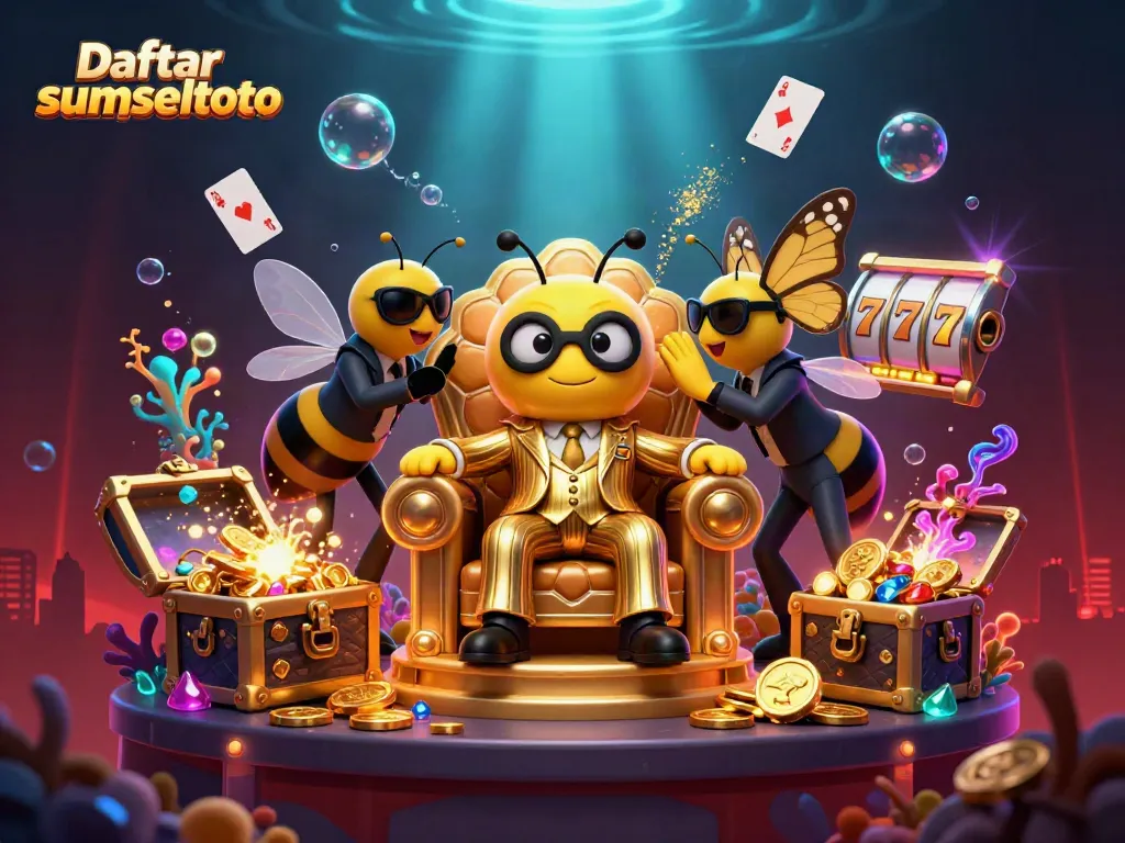 Engage in thrilling games at Daftar sumseltoto with slots, gold coins, and dazzling gems.
