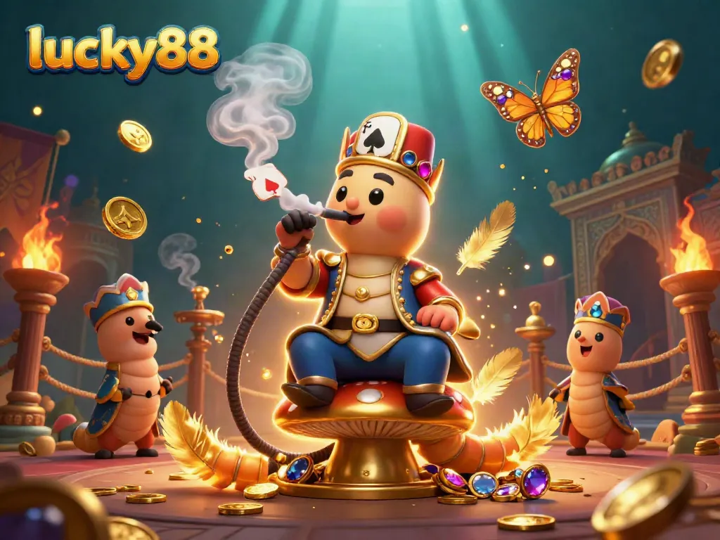 Experience thrilling gameplay with lucky88 slot's exciting features and vibrant scene filled with casino elements.