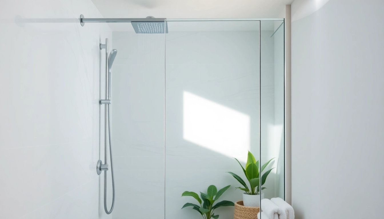 Experience elegant showers with a luxurious rainfall design and serene bathroom ambiance.