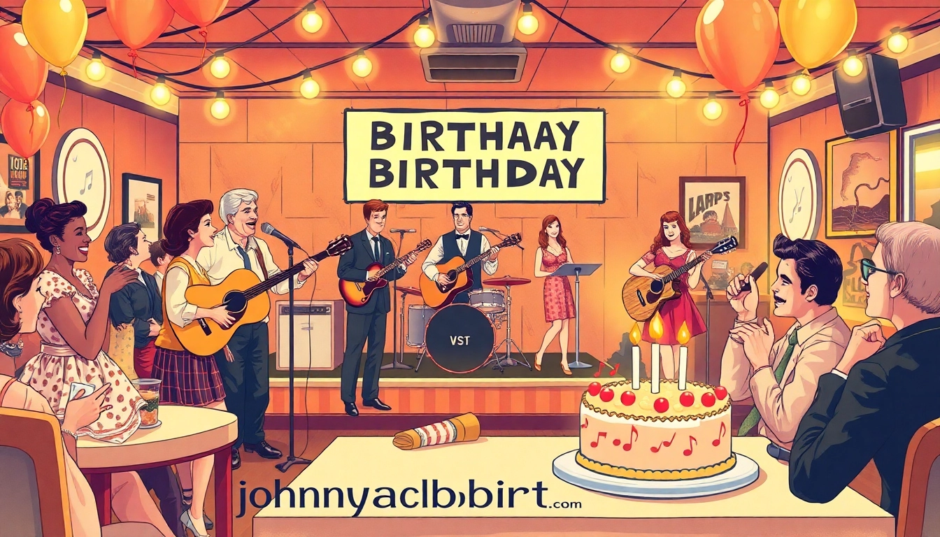 Celebrate Johnny Cash's birthday bash with music and joy at johnnycashbirthday.com.