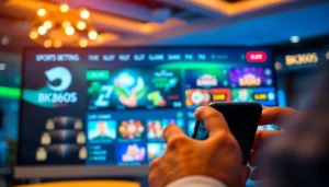 Dynamic user experience with bk860s.com showcasing engaging online gambling games and secure transactions.