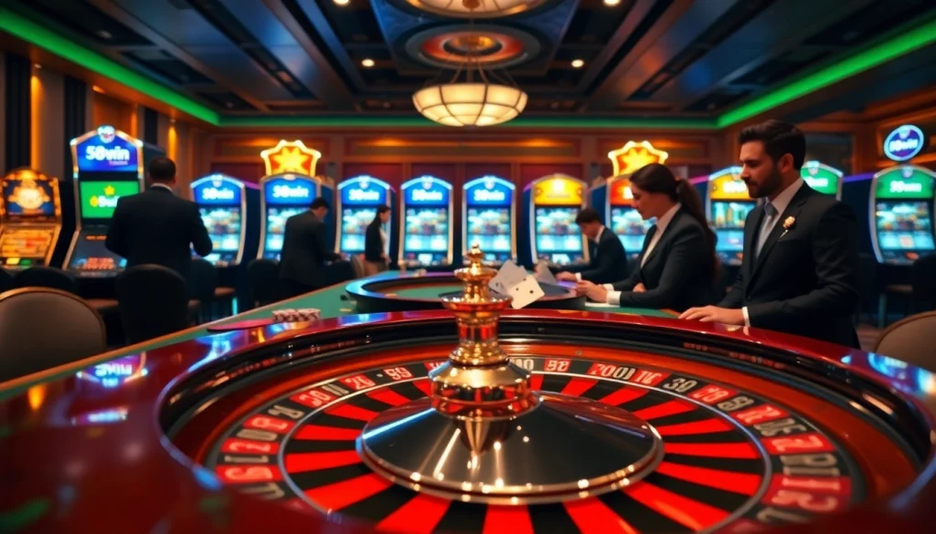 Experience thrilling gameplay at the 58win casino with vibrant tables, professional dealers, and exciting rewards.