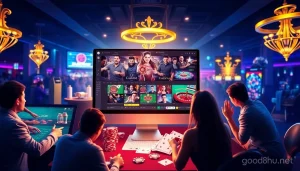 Experience thrilling casino games at good88.hu.net, showcasing a vibrant gaming atmosphere and user-friendly interface.