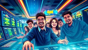 Experience the excitement of online betting at stimmgewitter.org with vibrant players enjoying diverse games.