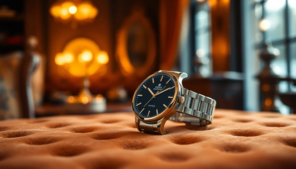 Showcasing a Ladies Classic Smart Watch with luxurious details in an elegant setting.