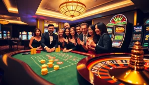 Experience the excitement of blackjack and slots at https://bem88.com in a luxurious casino setting.