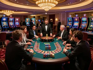 Engaged players at the hit club roulette table making strategic bets during an exciting casino night.