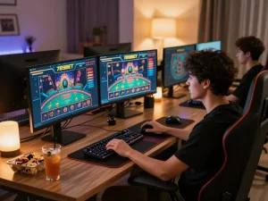 Engaging online gaming scene showcasing 789BET interface with immersive betting experience.