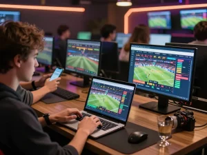 Engaged players at https://tt88.gr.com/ enjoying an exciting online sports betting experience.