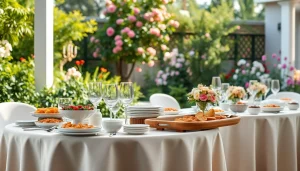Catering setup in London showcasing elegant arrangements and delicious dishes cateringhirelondon.