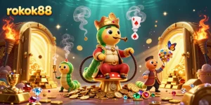 Experience the excitement of rokok88 with spectacular poker-themed visuals and luxurious treasures.