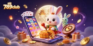 Engage in thrilling gaming experiences by tải 789club, showcasing a vibrant 3D scene with casino elements.