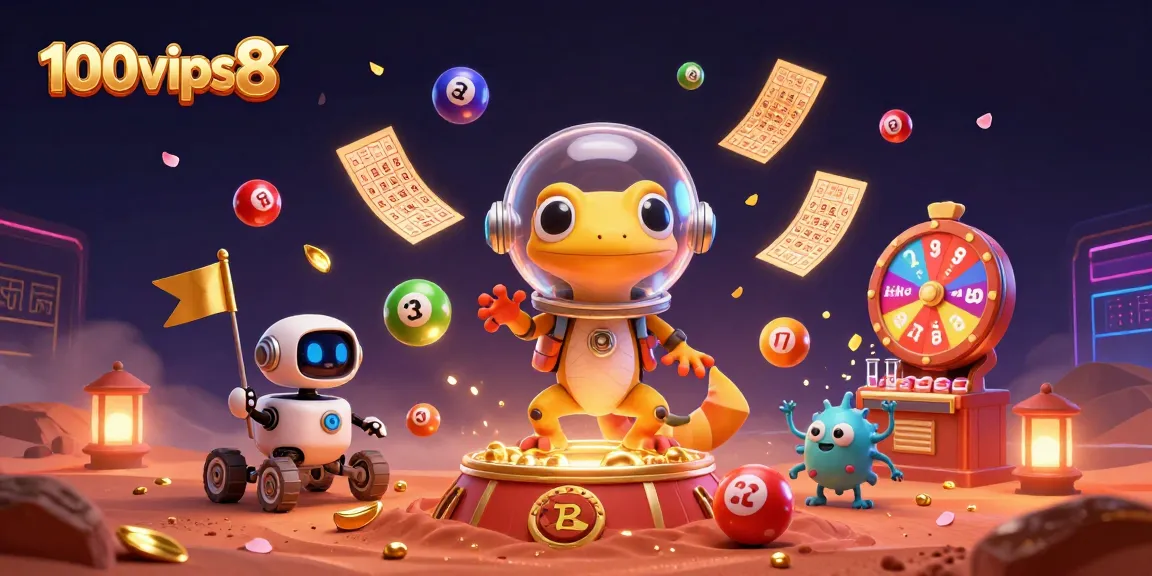 Experience thrilling wins at 100vips8 with exciting lottery balls and vibrant casino games.