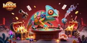 Spin winning pots at bl555brand with vibrant casino elements and 3D characters